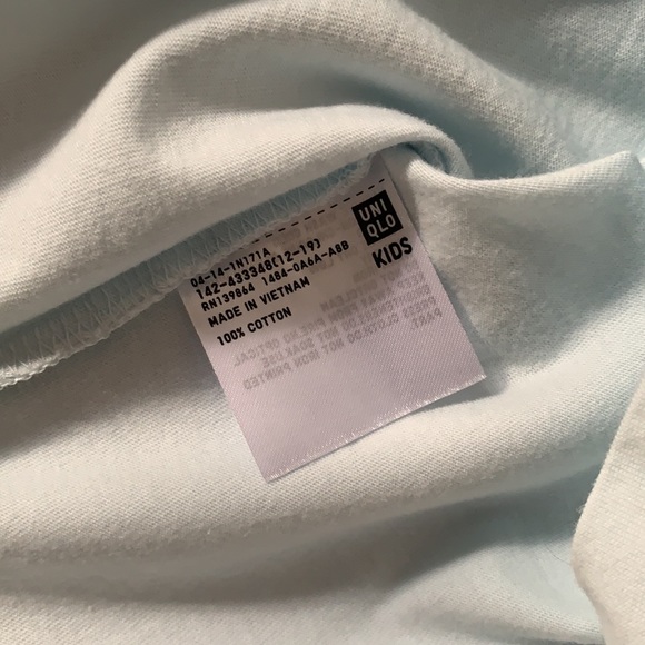 NWT Paul & Joe Uniqlo tank light blue size 7-8 years - Picture 7 of 7